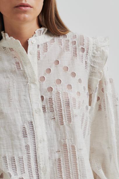 SECOND FEMALE NETE Bluse, beige