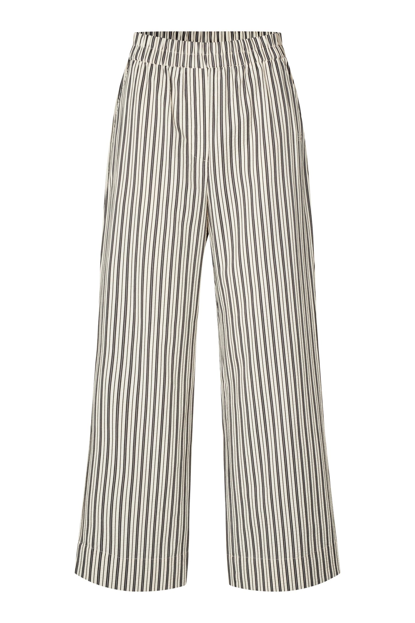 SECOND FEMALE SERIFA Hose, schwarz/weiß