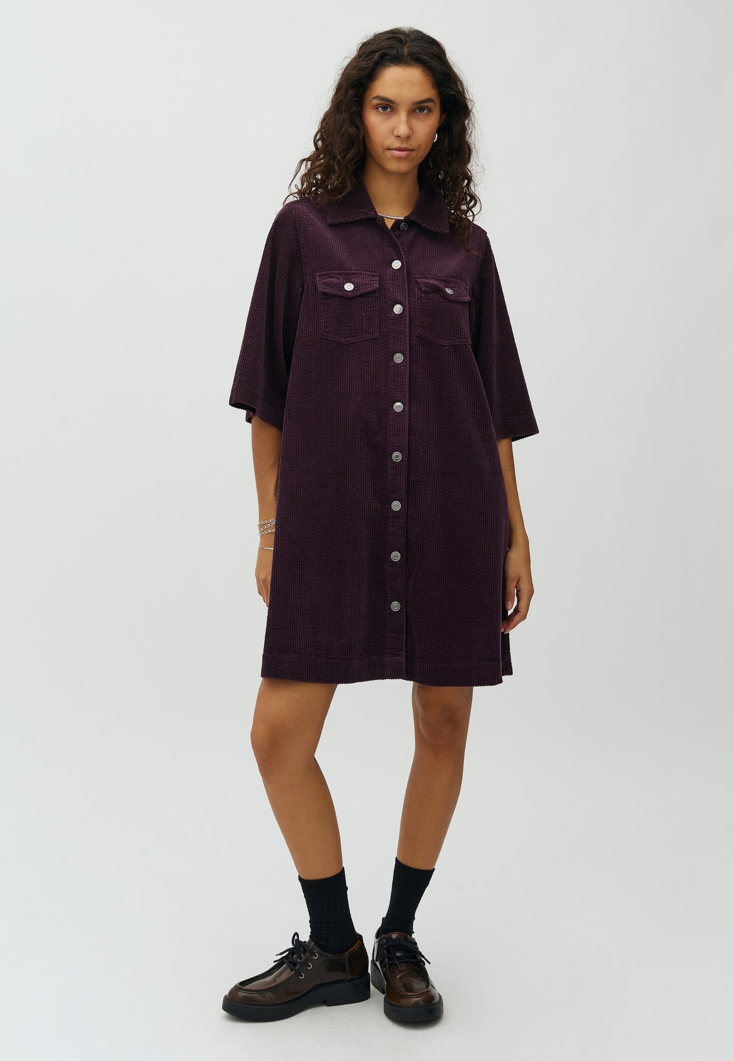 MBYM MIRARA Kleid, deep purple
