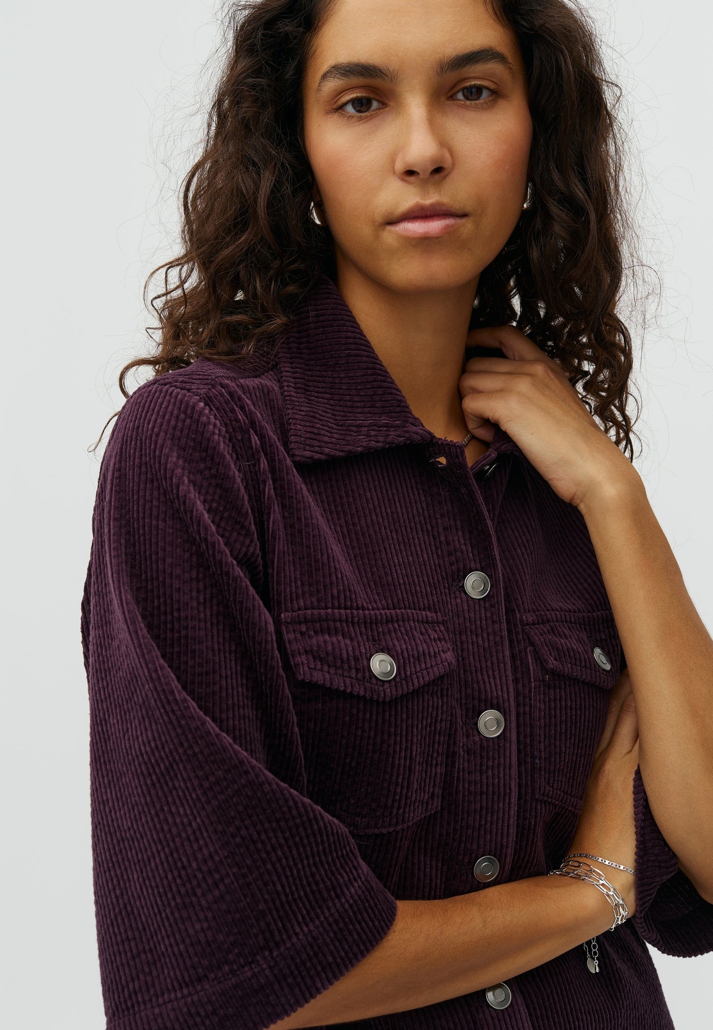 MBYM MIRARA Kleid, deep purple