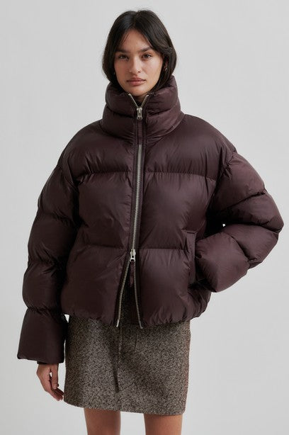 SECOND FEMALE RIYA Jacke, chocolate plum