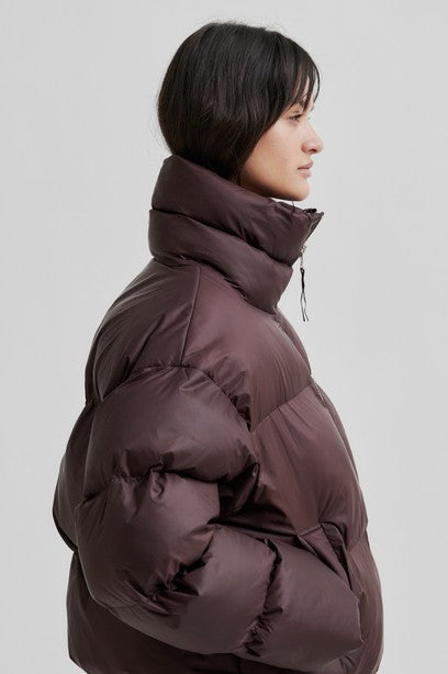 SECOND FEMALE RIYA Jacke, chocolate plum