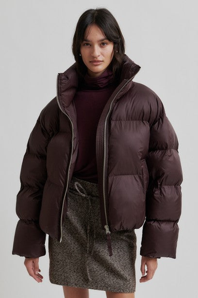 SECOND FEMALE RIYA Jacke, chocolate plum