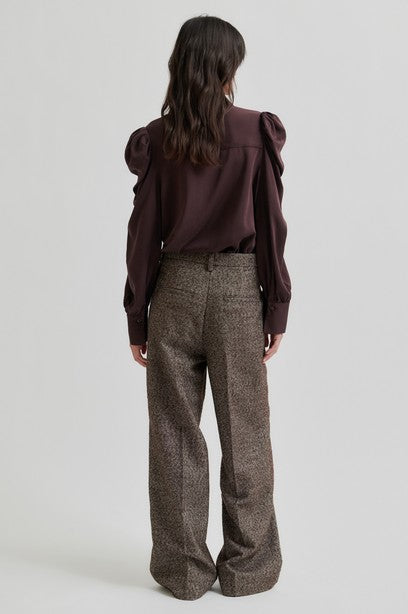 SECOND FEMALE SAMANTA Bluse, chocolate plum