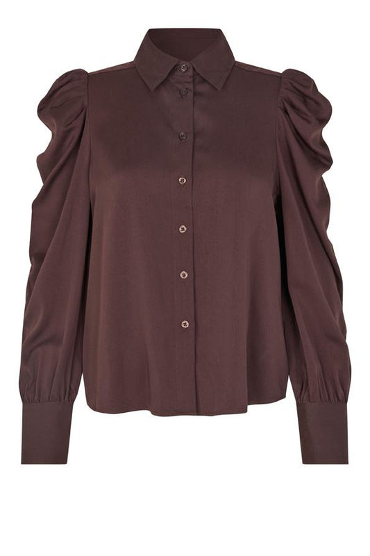 SECOND FEMALE SAMANTA Bluse, chocolate plum