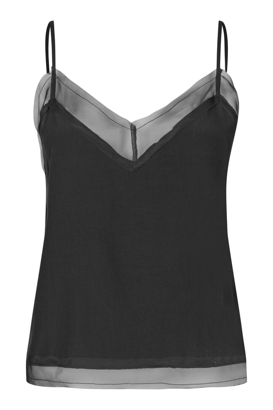 SECOND FEMALE DIAZ Top, schwarz