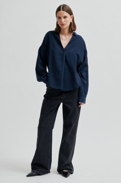 SECOND FEMALE TIMELINE Bluse, carbon