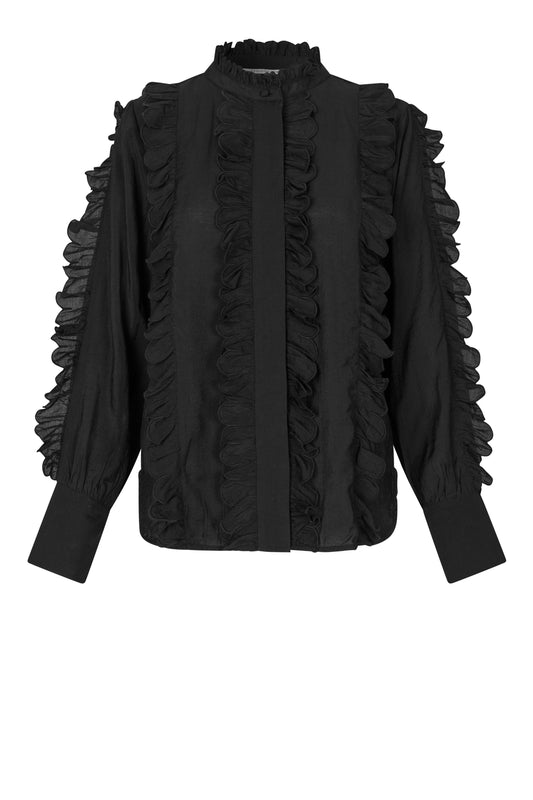 SECOND FEMALE CALLY Bluse, schwarz