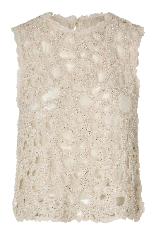 SECOND FEMALE GLEAM Top, summer sand