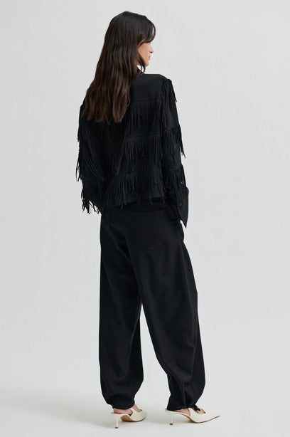 SECOND FEMALE DANCING CROPPED Bluse, schwarz