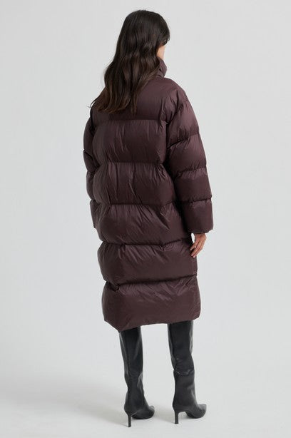 SECOND FEMALE RIYA MANTEL, chocolate plum