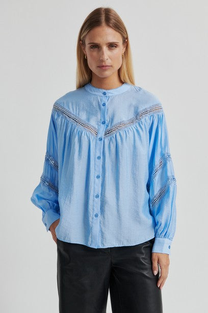 SECOND FEMALE INDY Bluse, hellblau