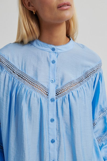 SECOND FEMALE INDY Bluse, hellblau