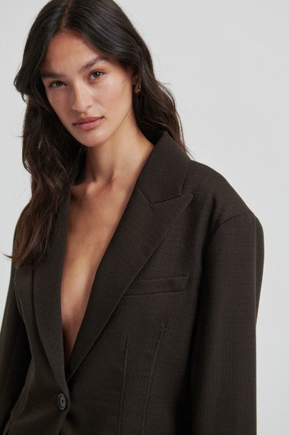 SECOND FEMALE SELLA Blazer, chocolate torte