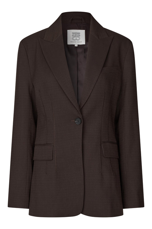 SECOND FEMALE SELLA Blazer, chocolate torte