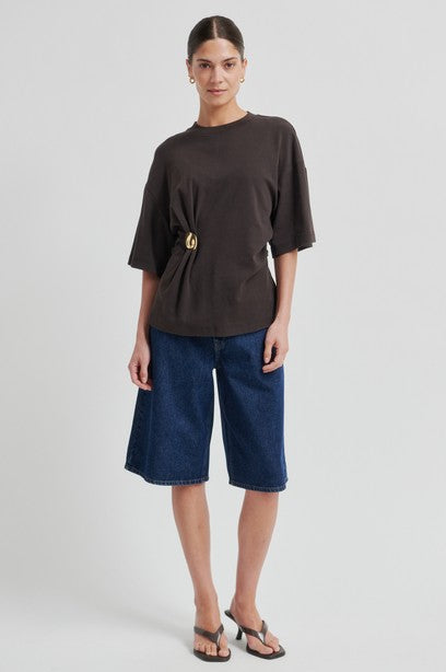 SECOND FEMALE ENORA T-Shirt, chocolate torte