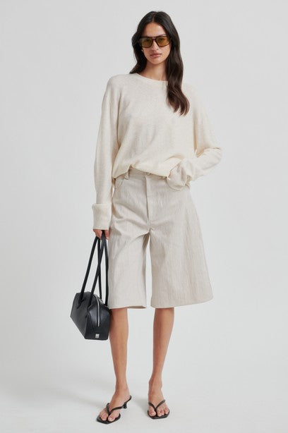 SECOND FEMALE BACOLI Shorts, soft beige