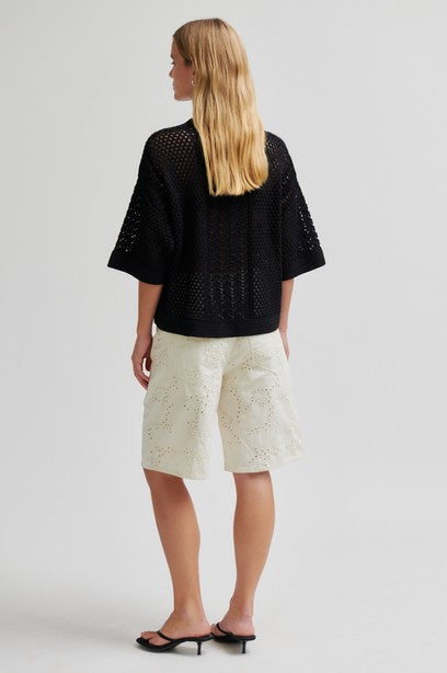SECOND FEMALE DEYA Pullover, schwarz