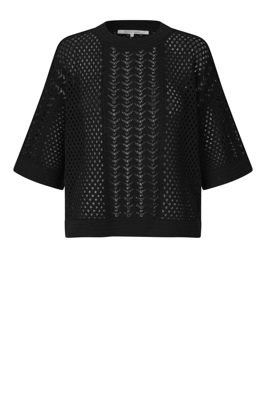 SECOND FEMALE DEYA Pullover, schwarz