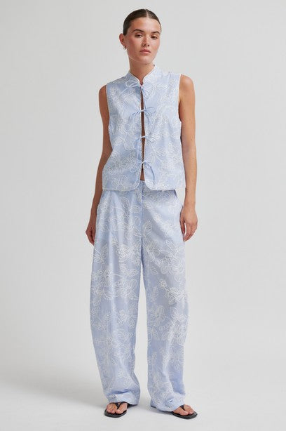 SECOND FEMALE AUBREY Hose, cashmere blue
