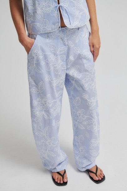SECOND FEMALE AUBREY Hose, cashmere blue