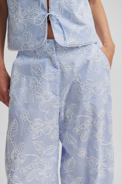 SECOND FEMALE AUBREY Hose, cashmere blue