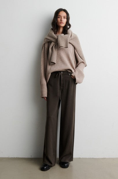 SECOND FEMALE IRVEN Jeans, black olive