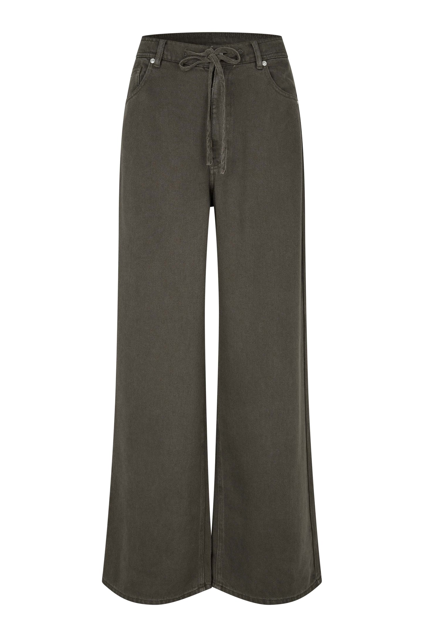 SECOND FEMALE IRVEN Jeans, black olive
