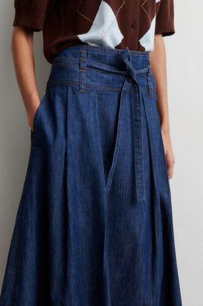 SECOND FEMALE EVANA Rock, blue denim