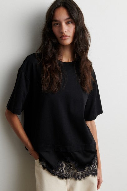 SECOND FEMALE VACCARA T-Shirt, schwarz