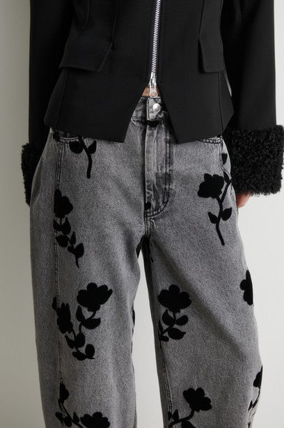 SECOND FEMALE LAWRISSA Jeans, denim grey