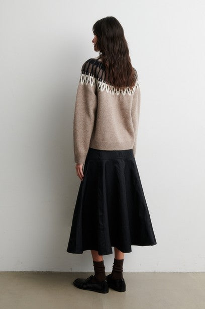 SECOND FEMALE ARLO Pullover, beige melange