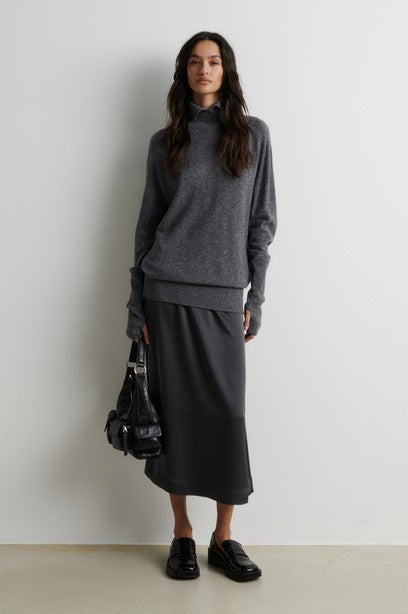 SECOND FEMALE OLIRA Pullover, grey melange