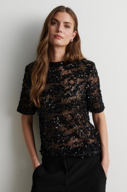 SECOND FEMALE SHADIE Shirt, schwarz