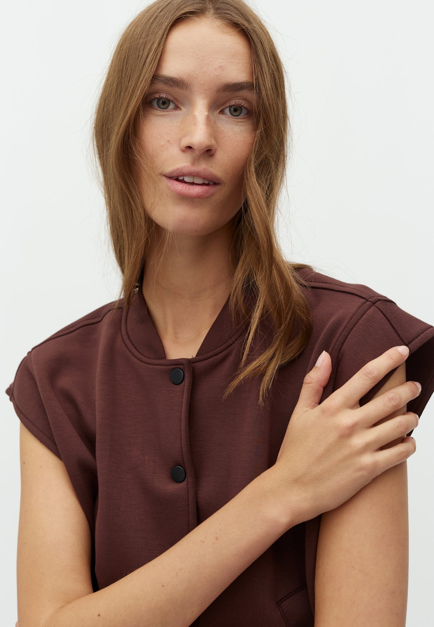 MBMY MARISEL Weste, warm brown