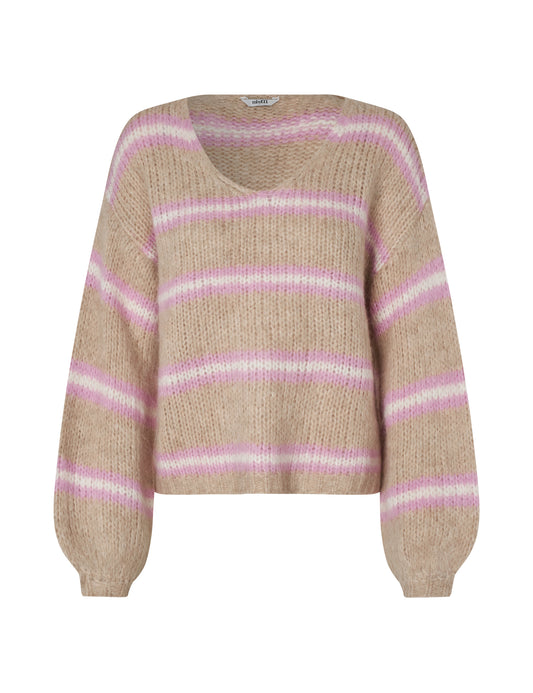 MBYM GATILIN Pullover, beige/ rosa