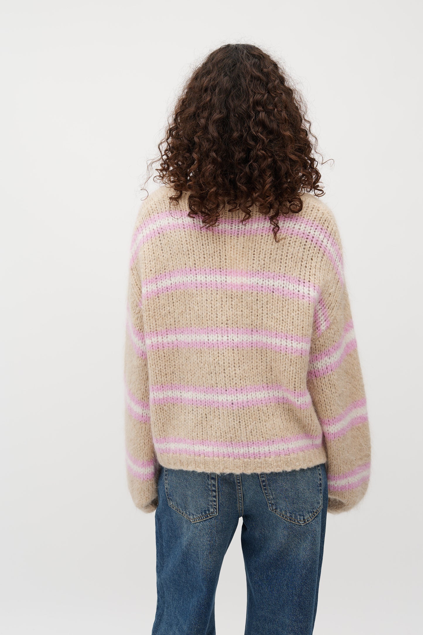 MBYM GATILIN Pullover, beige/ rosa