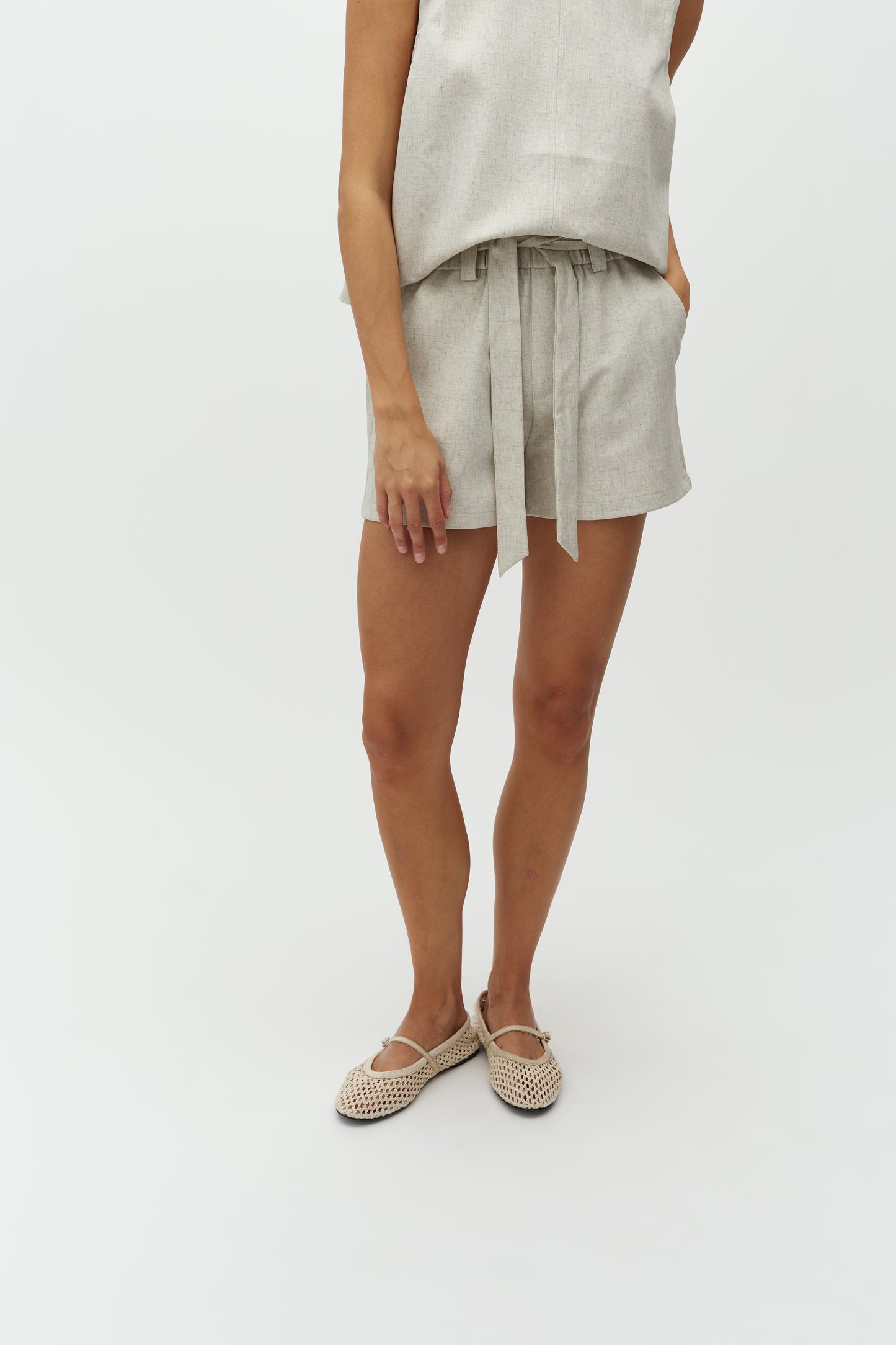 MBYM JUANITA Shorts, sand melange