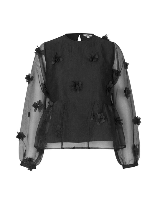 MBYM HASEL Bluse, schwarz