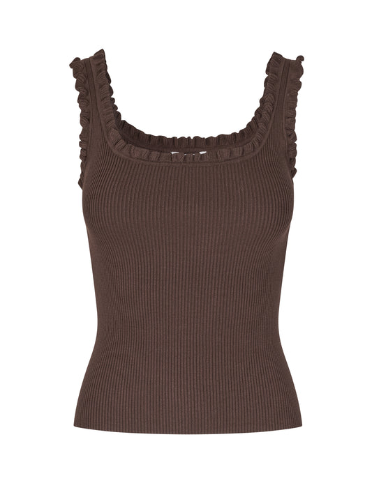 MBYM ELINNE Top, chocolate brown