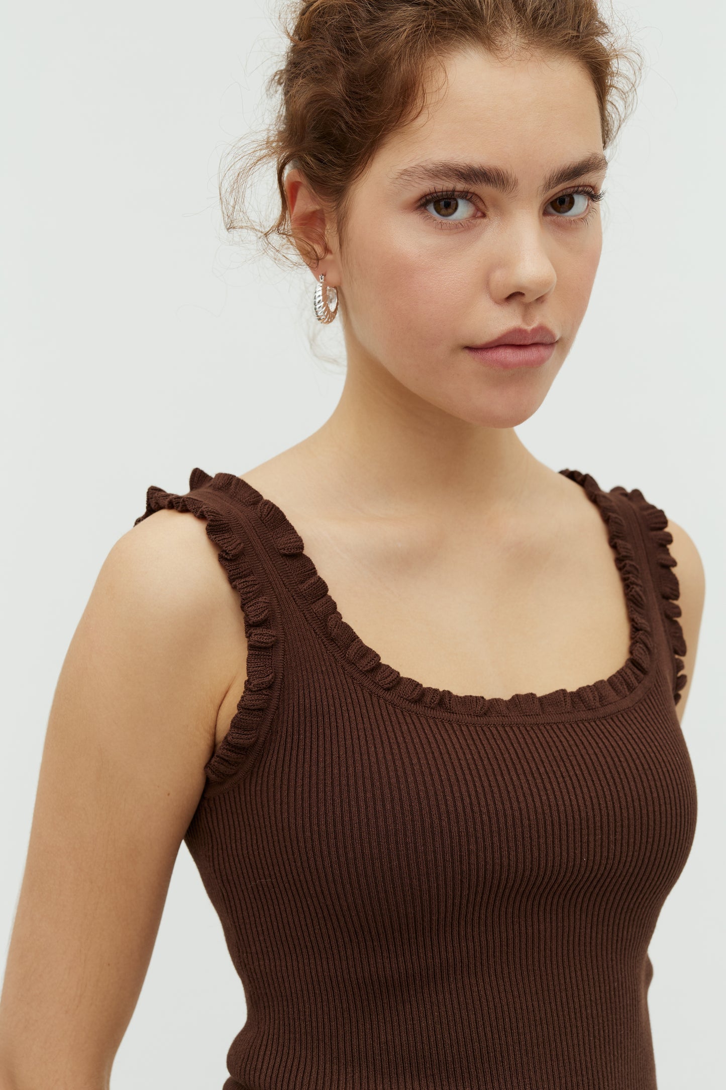 MBYM ELINNE Top, chocolate brown