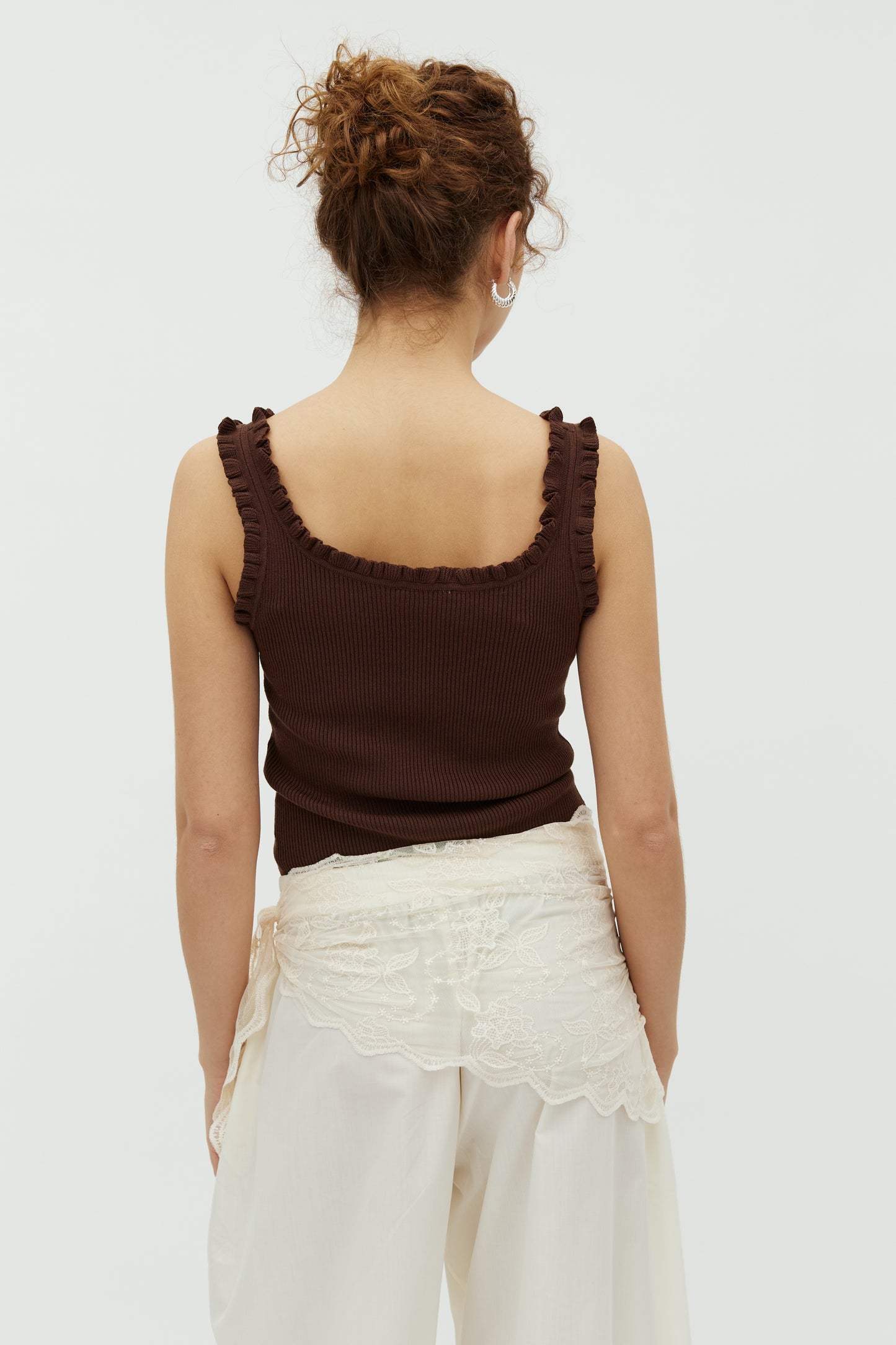 MBYM ELINNE Top, chocolate brown