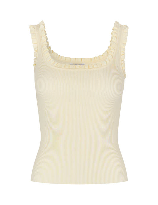MBYM ELINNE Top, ivory yellow