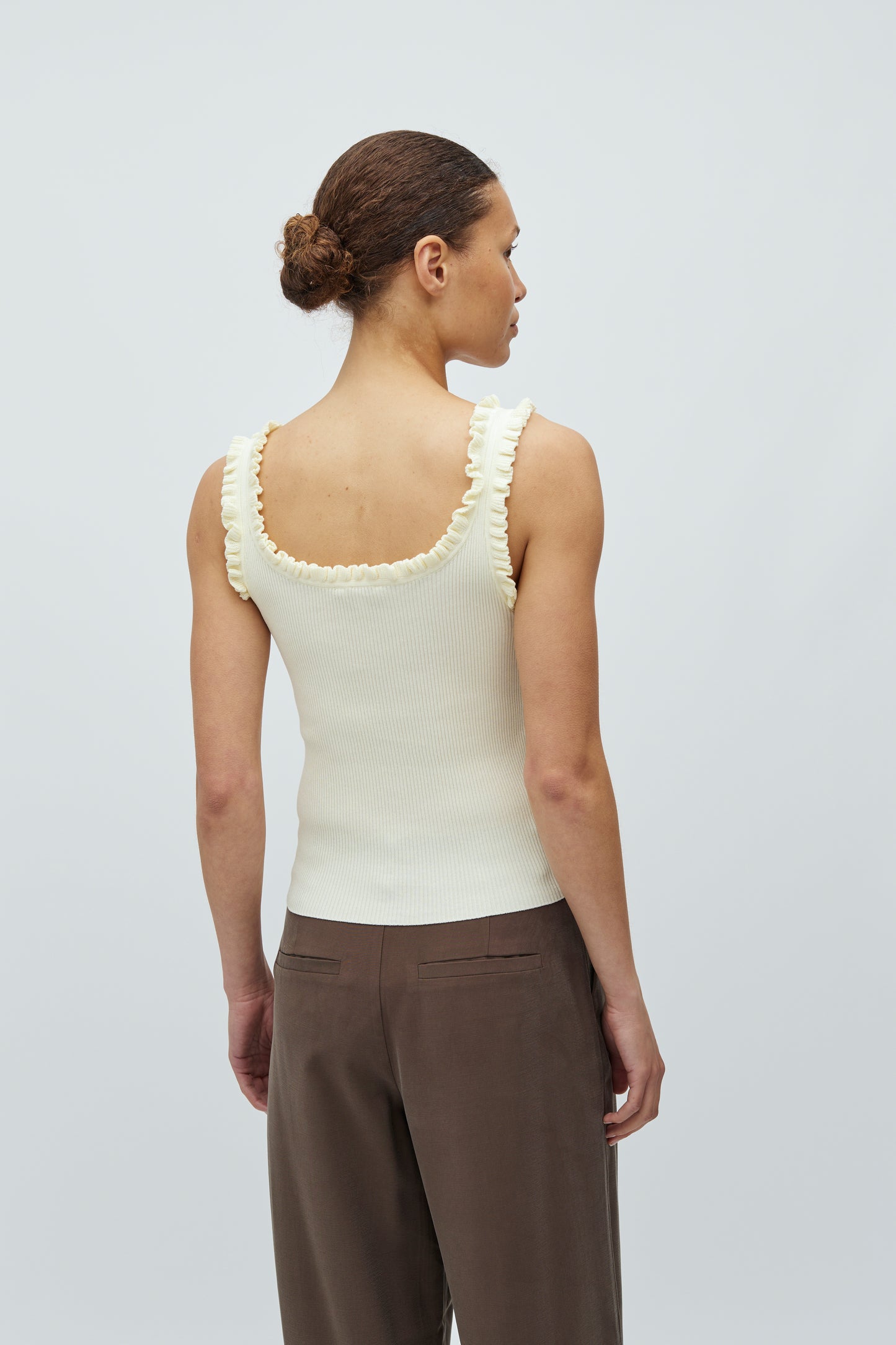 MBYM ELINNE Top, ivory yellow