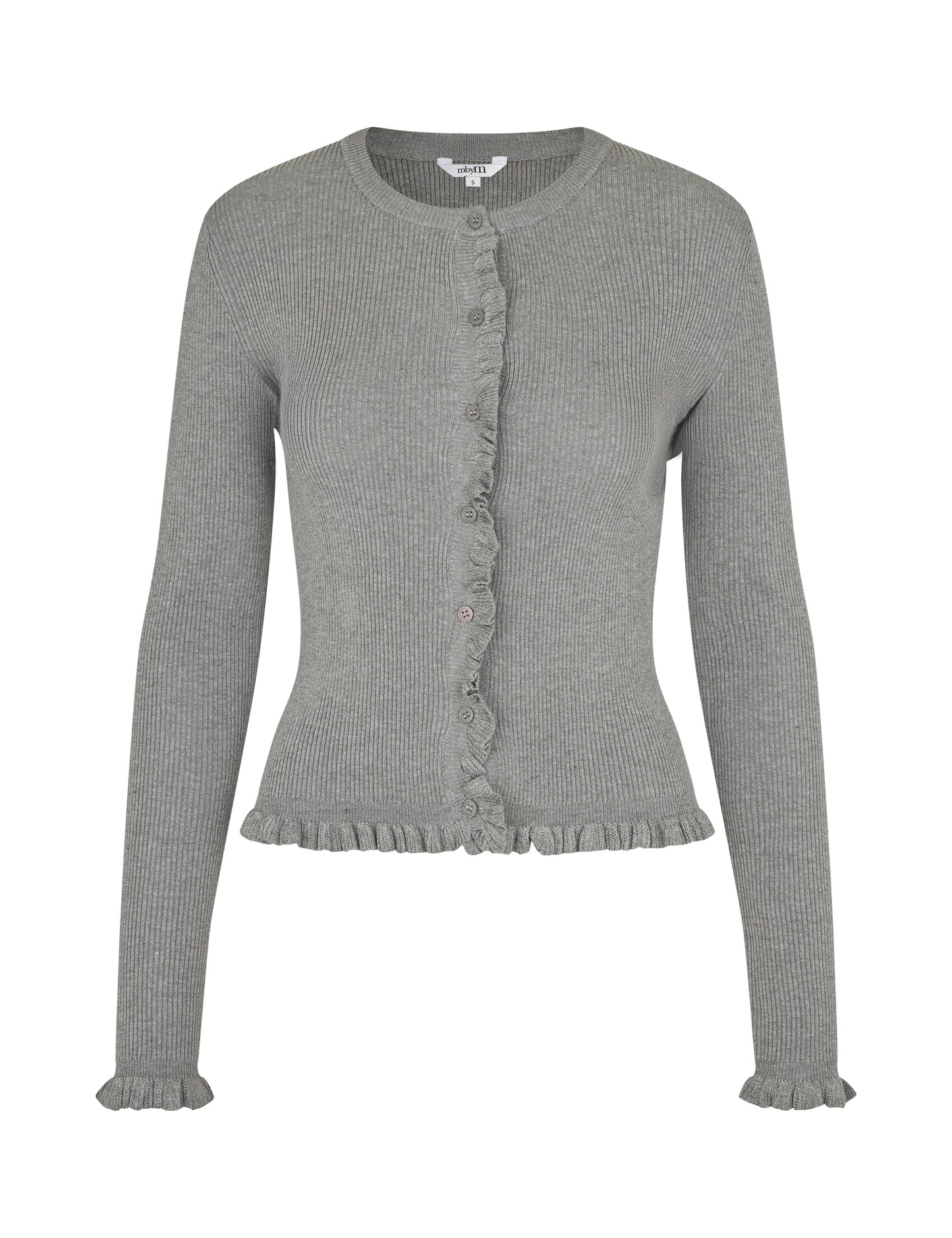 MBYM ANAHERA Cardigan, medium grey melange