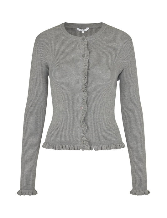MBYM ANAHERA Cardigan, medium grey melange