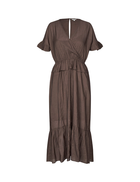 MBYM GUNNOVOR Kleid, chocolate brown