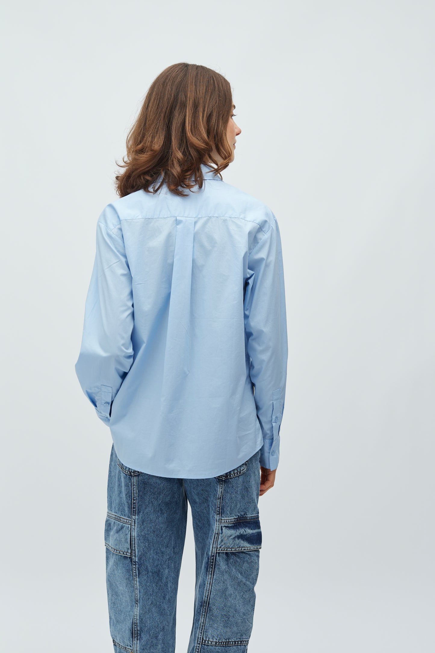 MBYM AURORE Bluse, hellblau