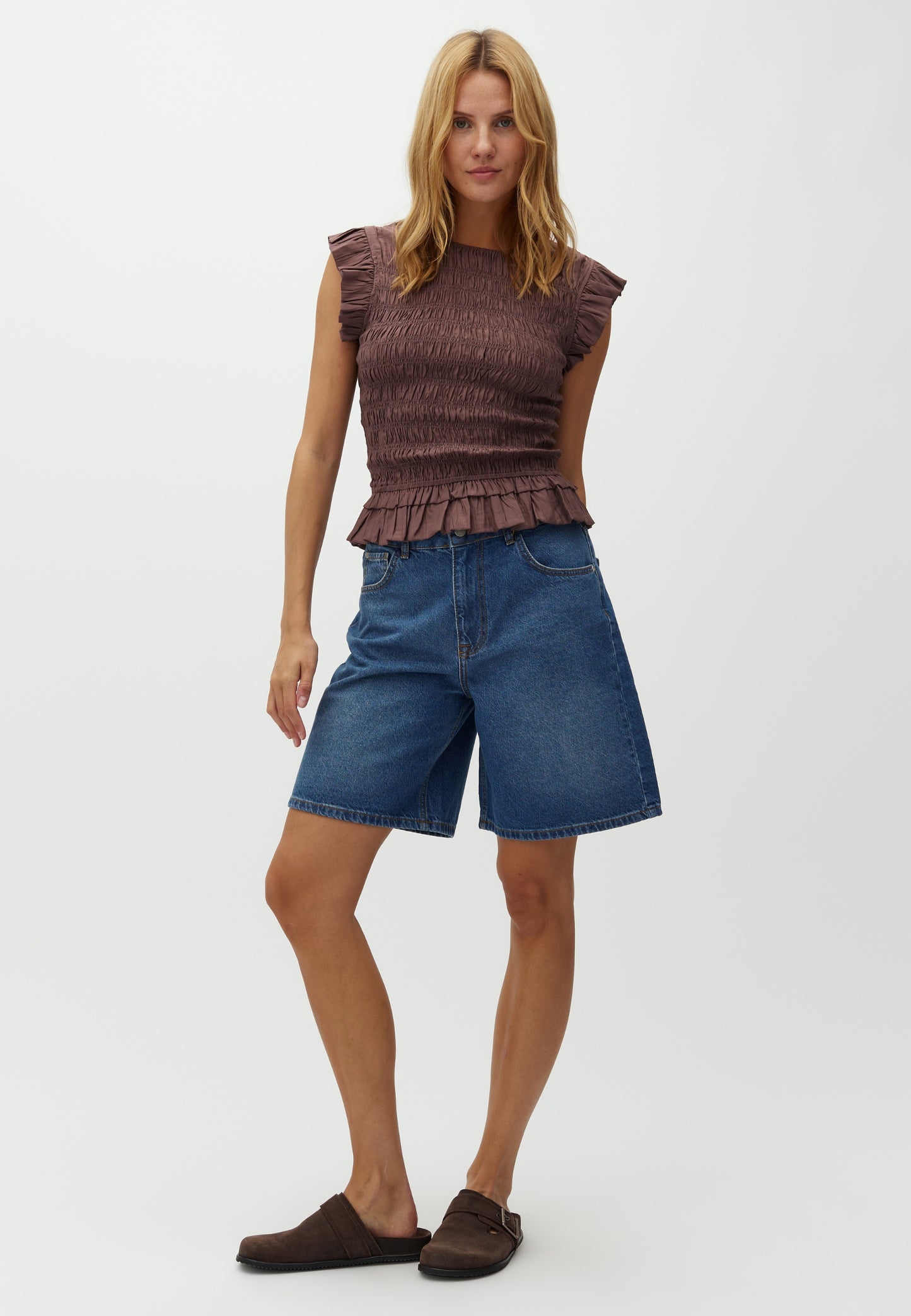 MBYM VENLORA Top, brown lilac
