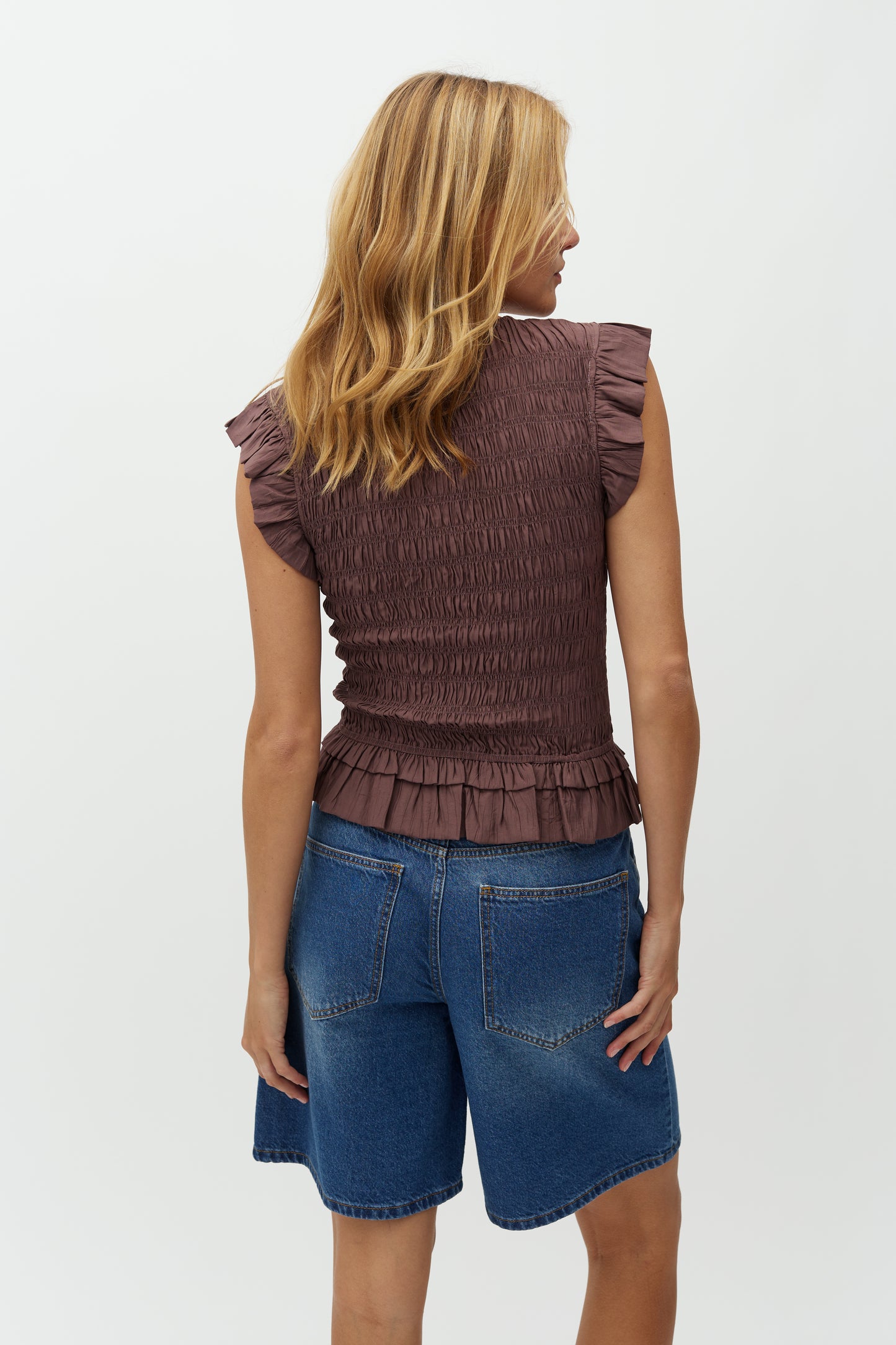 MBYM VENLORA Top, brown lilac